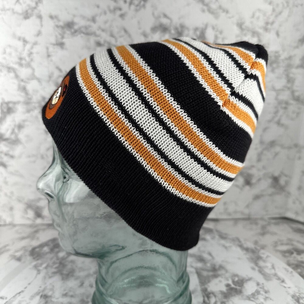 South Park 1998 Vintage Dead Kenny Beanie Hat Stanley DeSantis Orange Black - Picture 2 of 9